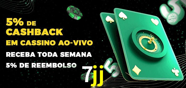 Promoções do cassino ao Vivo 7jj